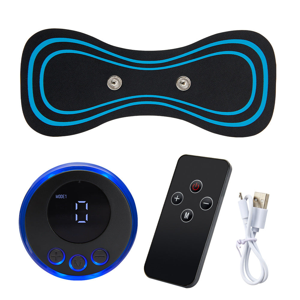 Neck Massager Sticker with Remote Control Intelligent Electric Cervical Massager Portable Pulse Physical Therapy Massager Neck Massager Sticker with Remote Control Intelligent Electric Cervical Massager Portable Pulse Physical Therapy Massager